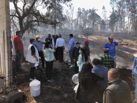 Se atienden dos incendios forestales en el municipio de Ixtacuixtla imagen 3