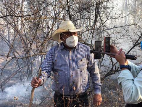 Se atienden dos incendios forestales en el municipio de Ixtacuixtla imagen 10