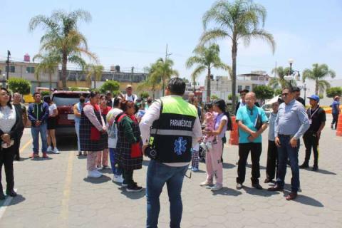 La prevención es responsabilidad de todos: Huactzinco participa en el “1er. Simulacro Nacional 2025” imagen 5