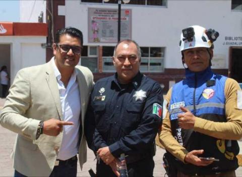 Tetla se sumó al simulacro nacional para prevenir tragedias ante cualquier fenómeno natural imagen 1
