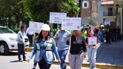 Tetla se sumó al simulacro nacional para prevenir tragedias ante cualquier fenómeno natural imagen 10