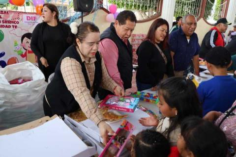 Alcalde de Tepetitla festejó el día del niño en cada comunidad imagen 11