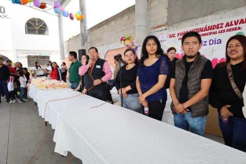 Alcalde de Tepetitla festejó el día del niño en cada comunidad imagen 2