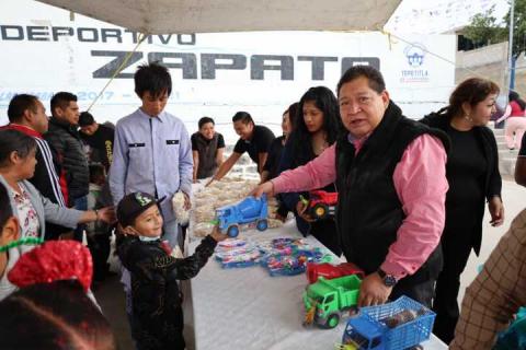 Alcalde de Tepetitla festejó el día del niño en cada comunidad imagen 14