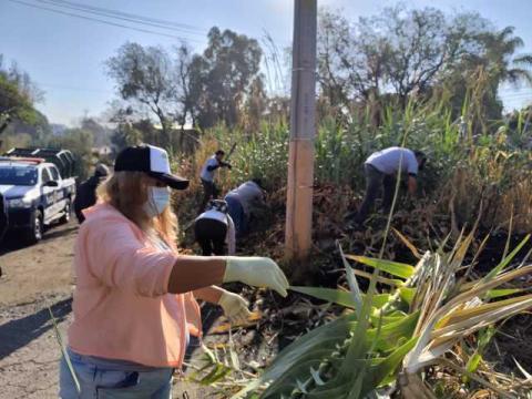 Papalotla se suma a Jornada Nacional de Tequios por la Paz, limpian zona del puente Tenexac imagen 2