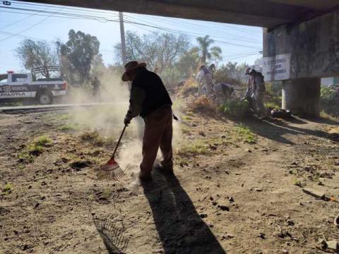 Papalotla se suma a Jornada Nacional de Tequios por la Paz, limpian zona del puente Tenexac imagen 3