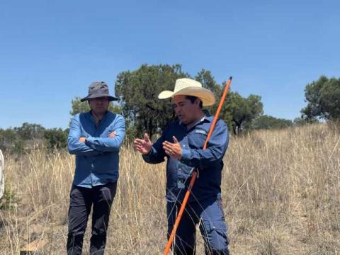 Supervisan avances del proyecto de conservación de suelo en Guadalupe Huexotitla, dentro del programa Alto Atoyac imagen 1