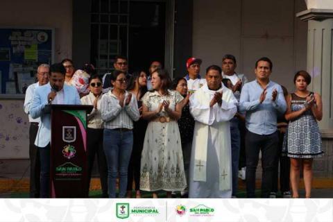 Lucia Arce entrega ambulancia nueva y pipa restaurada, en San Pablo del Monte imagen 1