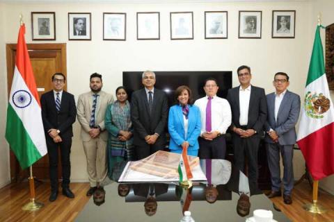 Gobernadora visita embajada de la India; concreta acercamiento con ese país imagen 4