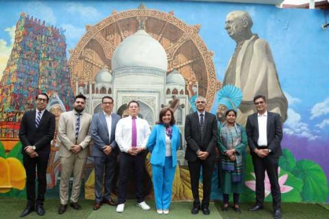 Gobernadora visita embajada de la India; concreta acercamiento con ese país imagen 5