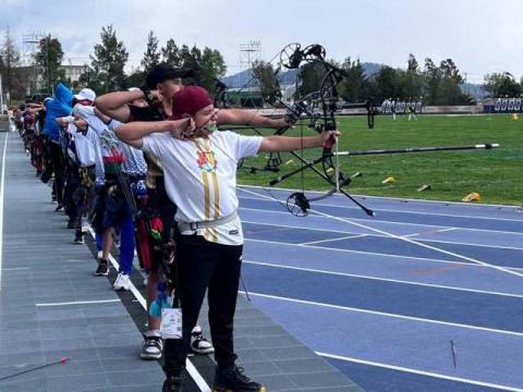 Ni la lluvia detiene a los mejores atletas de tiro con arco, en el mejor escenario para la Olimpiada Nacional 2025 imagen 3