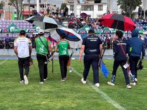 Ni la lluvia detiene a los mejores atletas de tiro con arco, en el mejor escenario para la Olimpiada Nacional 2025 imagen 9