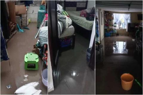 Este dia se presentaron diversas inundaciones por fuertes lluvias en Sanctórum imagen 2