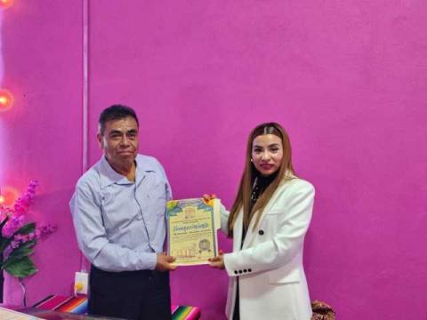 Reconoce alcaldesa de Contla a los artesanos de la Feria Internacional del Sarape imagen 4