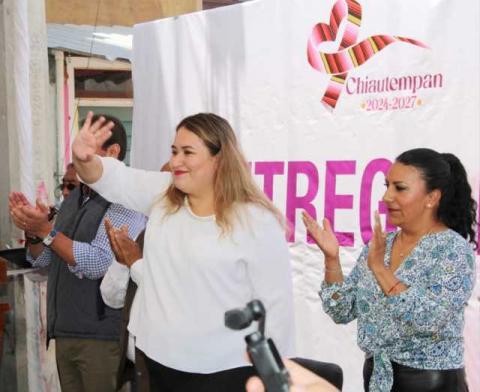 Reconstruyen calle en Xaxala, Blanca Angulo agradece confianza de los ciudadanos imagen 2