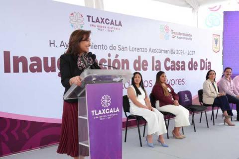 Inauguran la casa de día en San Lorenzo Axocomanitla imagen 1