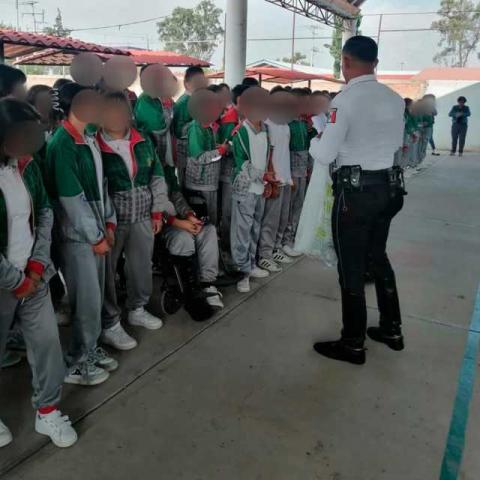 Con pláticas y talleres en escuelas, gobierno de Sergio Lara Muñoz arranca Programa Integral de Educación Vial en Papalotla imagen 3