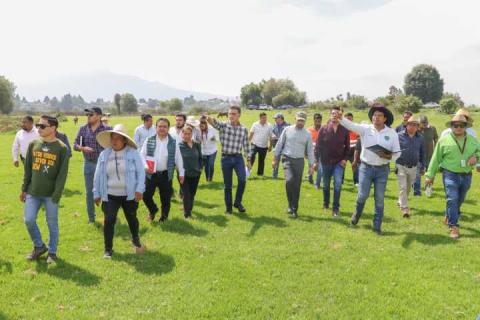 Supervisa presidente Alfonso Sánchez avances del proyecto de recuperación de la Laguna de Acuitlapilco imagen 2