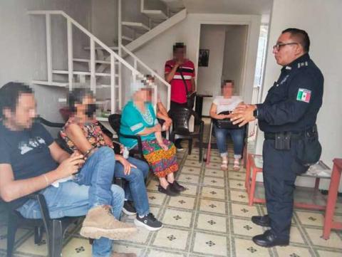 Policía de Chiautempan refuerza grupos vecinales en las comunidades imagen 2