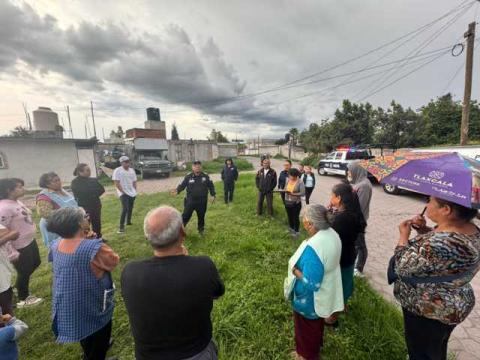 Policía de Chiautempan refuerza comunicación con grupos vecinales imagen 4