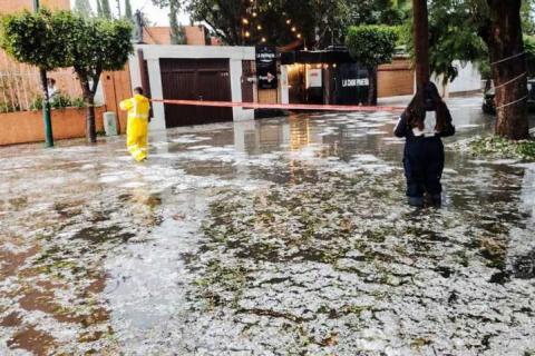 Áreas del ayuntamiento de Tlaxcala dan respuesta a afectaciones por fuerte granizada imagen 9