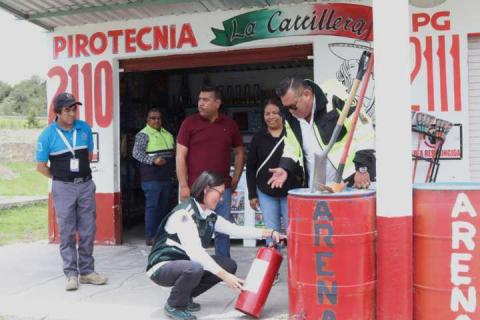 Supervisan autoridades zonas pirotécnicas en Sanctórum para fortalecer medidas de seguridad imagen 4