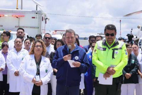 Atendió sector salud oportunamente a ocho lesionados durante la Huamantlada 2025 imagen 4