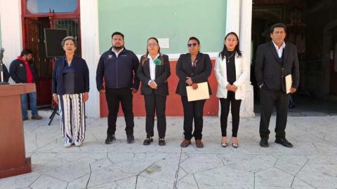En Huamantla se realiza homenaje cívico con la participación de nuevo San José Teacalco y nuevo centro de población Morelos imagen 1