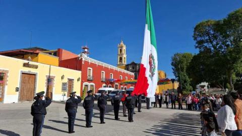 En Huamantla se realiza homenaje cívico con la participación de nuevo San José Teacalco y nuevo centro de población Morelos imagen 3
