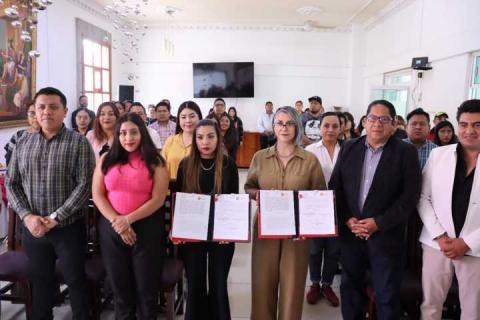 Firman convenio para fortalecer la cultura de Derechos Humanos en Contla de Juan Cuamatzi imagen 6