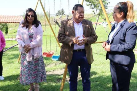 Alcalde de Tepetitla entrega obra en el preescolar “Fernando Montes De Oca” imagen 4