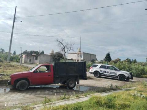 Recuperan Policías de La Magdalena Tlaltelulco Camioneta Robada en Tetlanohcan imagen 3