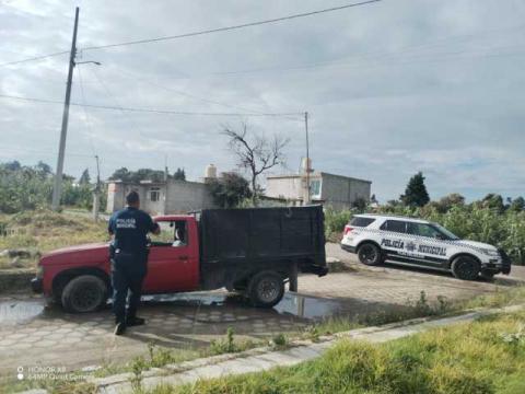 Recuperan Policías de La Magdalena Tlaltelulco Camioneta Robada en Tetlanohcan imagen 4