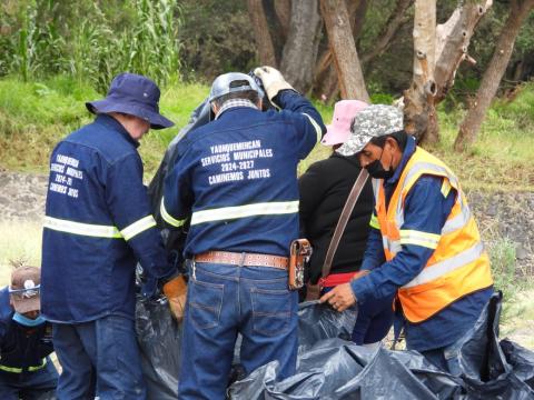 Yauhquemehcan inicia labores de limpieza en el Rio Zahuapan imagen 5
