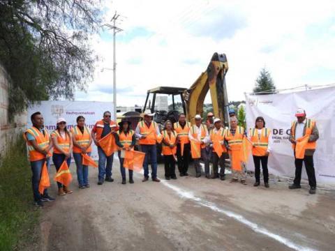 Continua lo obra pública en Yauhquemehcan imagen 1