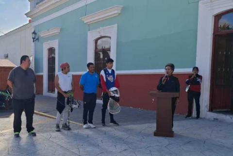 Ranchería de Torres y El Molino encabezan ceremonia de honores a la bandera en Huamantla imagen 1