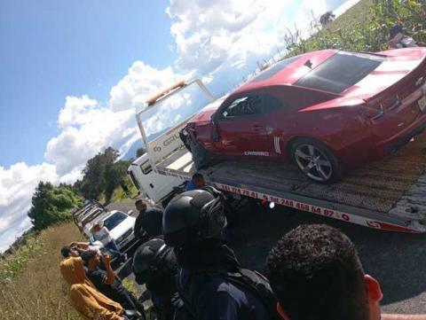 Accidente vial atendido por Seguridad Pública en Huamantla imagen 1