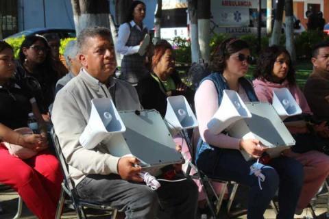 Fortalecen seguridad ciudadana en Tetla con entrega de alarmas a Comités Vecinales del Programa “Vecino Vigilante (Comités de Paz)” imagen 9