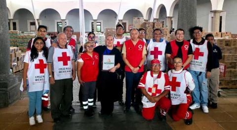 Fundación Granjas Carroll entrega despensas a Cruz Roja para damnificados imagen 3