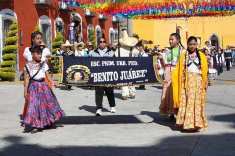 Huamantla conmemora del 115 Aniversario de la Revolución Mexicana con homenaje y desfile cívico imagen 25