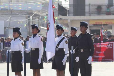 Contla de Juan Cuamatzi conmemora el 115 Aniversario de la Revolución Mexicana con desfile y acto cívico imagen 2