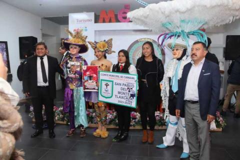 Contla de Juan Cuamatzi lleva su legado carnavalero a la capital del país con la presentación de su Carnaval 2026 imagen 1