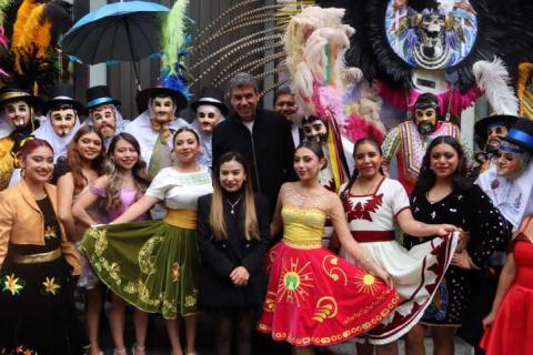 Contla de Juan Cuamatzi lleva su legado carnavalero a la capital del país con la presentación de su Carnaval 2026 imagen 18