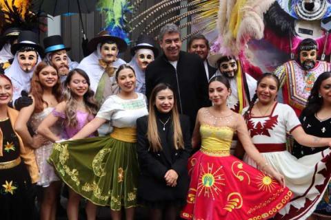 Contla de Juan Cuamatzi lleva su legado carnavalero a la capital del país con la presentación de su Carnaval 2026 imagen 17