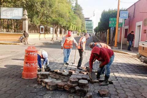 Con trabajos de renivelación y mejora urbana cierra Gobierno de Alfonso Sánchez el 2025 imagen 2