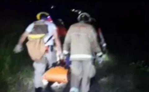 Dos hombres cayeron al fondo de una barranca y vivieron para contarlo, en Nanacamilpa