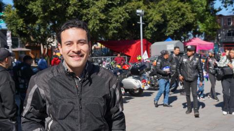 Ivanov García encabeza rodada solidaria: "Cuidar nuestras raíces es también cuidar a nuestra gente"