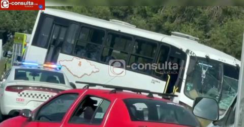 Cinco vidas se apagan tras brutal choque en la carretera federal de El Carmen Tequexquitla
