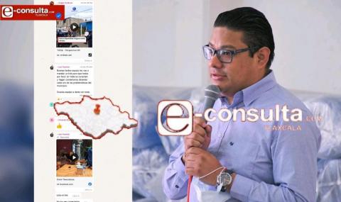 Político urgido; Iván Teomitzi desata guerra sucia en Apetatitlán y mueve a su gente contra Azaín