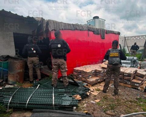 Aseguran inmueble donde presuntamente guardaban vehículos robados en San Pablo del Monte